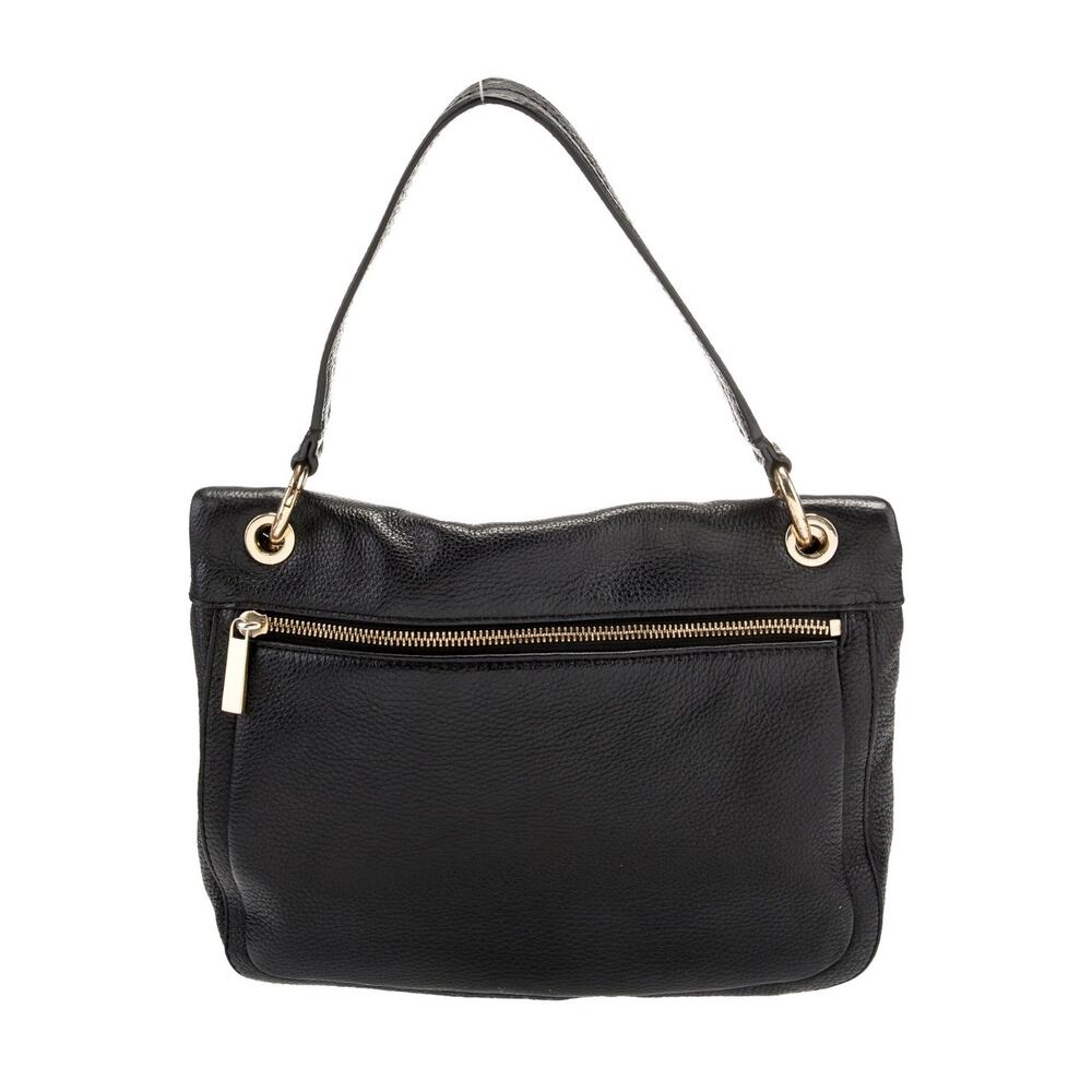 Michael Kors Black Textured Leather Stockard Bag - Picture 3 of 16